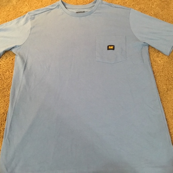 NEW! Blue Caterpillar Pocket T-Shirt - Picture 2 of 4